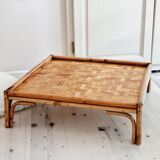 Table basse en rotin