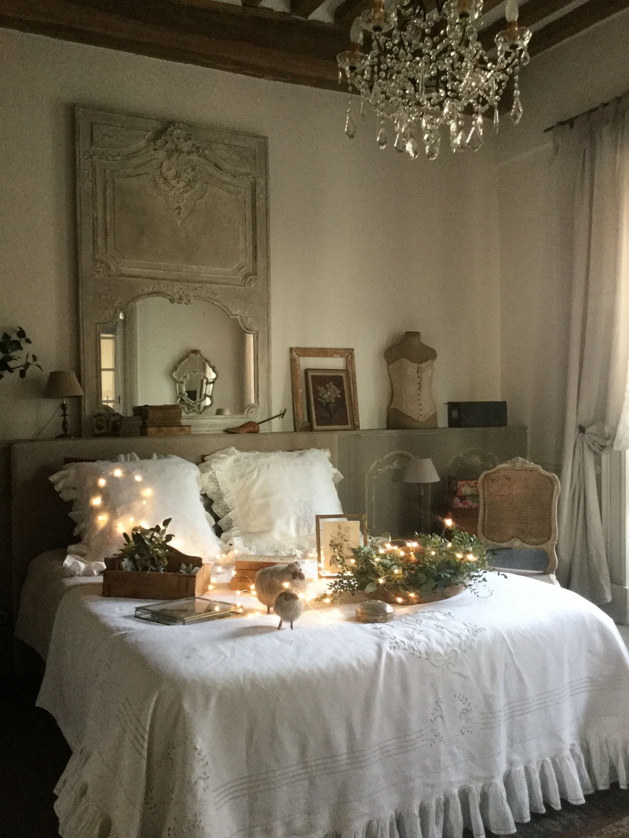 Trumeau in oak - 175x110cm