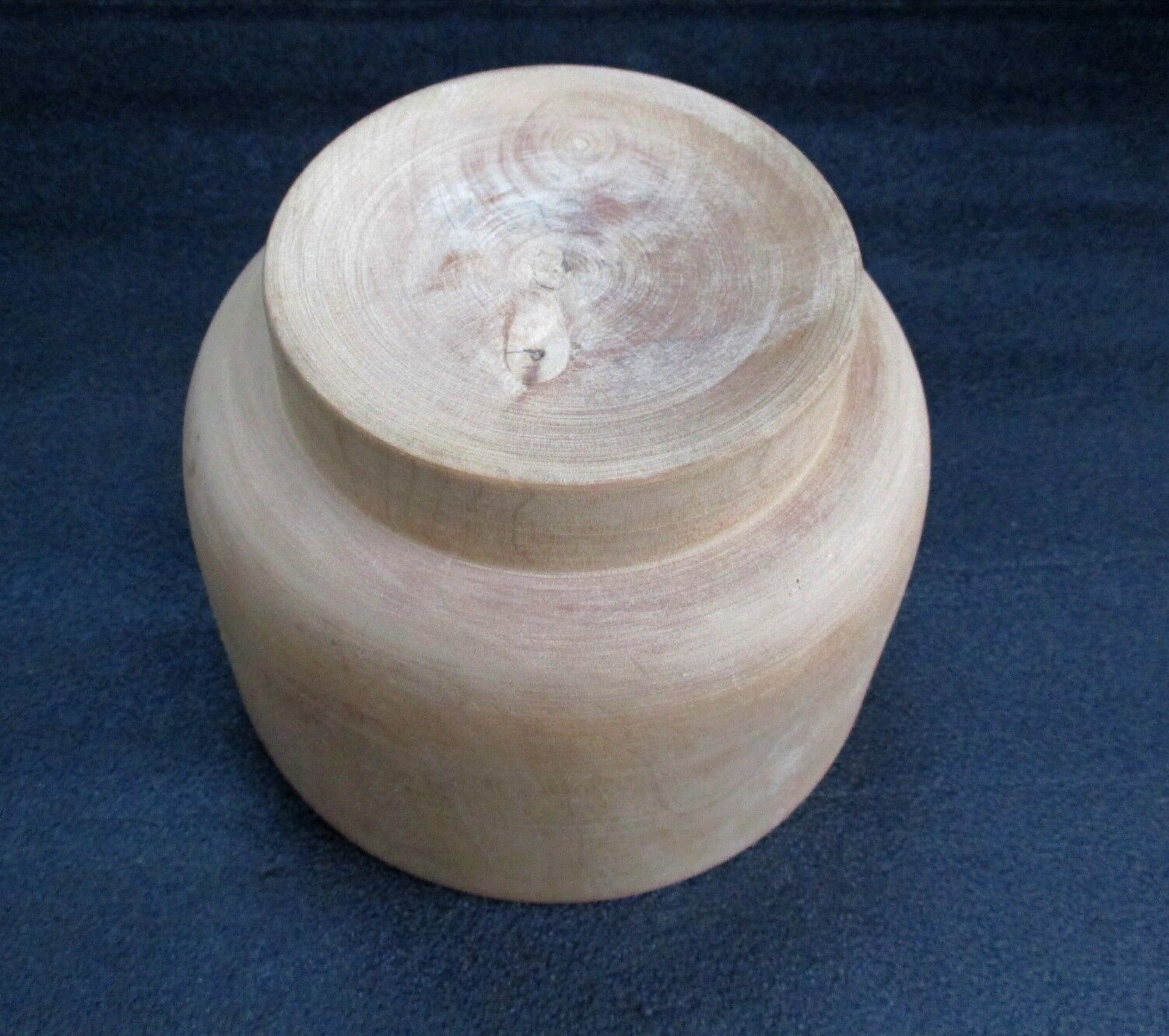 Turned wooden bowl – mortar
