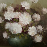 Natur dead vase with peonies