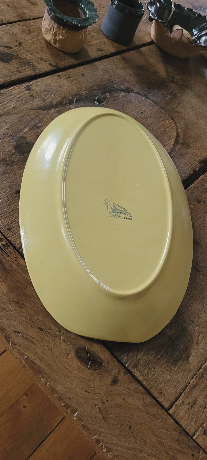60's Longchamp ceramic dish