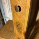 Small Art Deco chest of drawers with 3 drawers in light oak.
