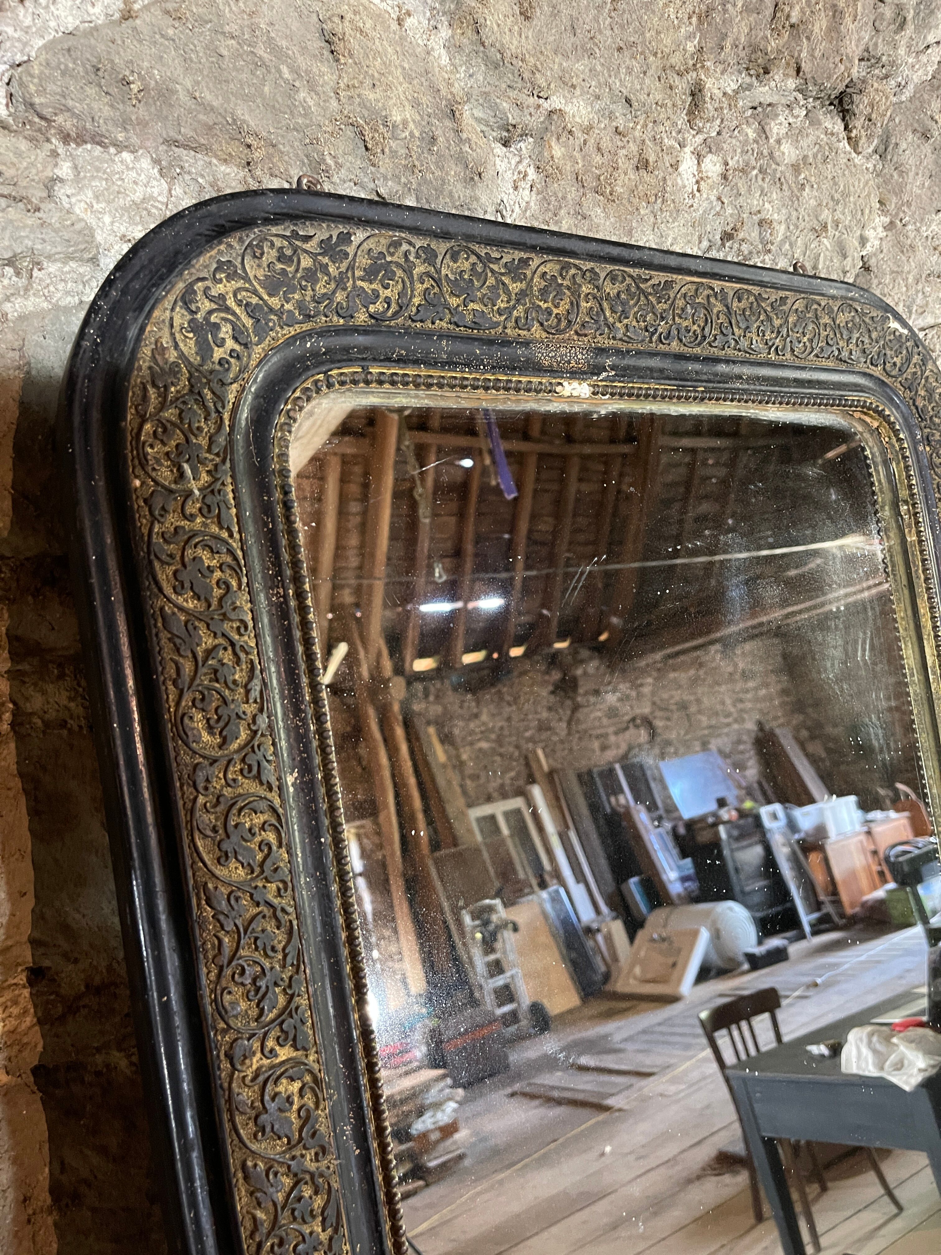 Old mirror Louis Philippe