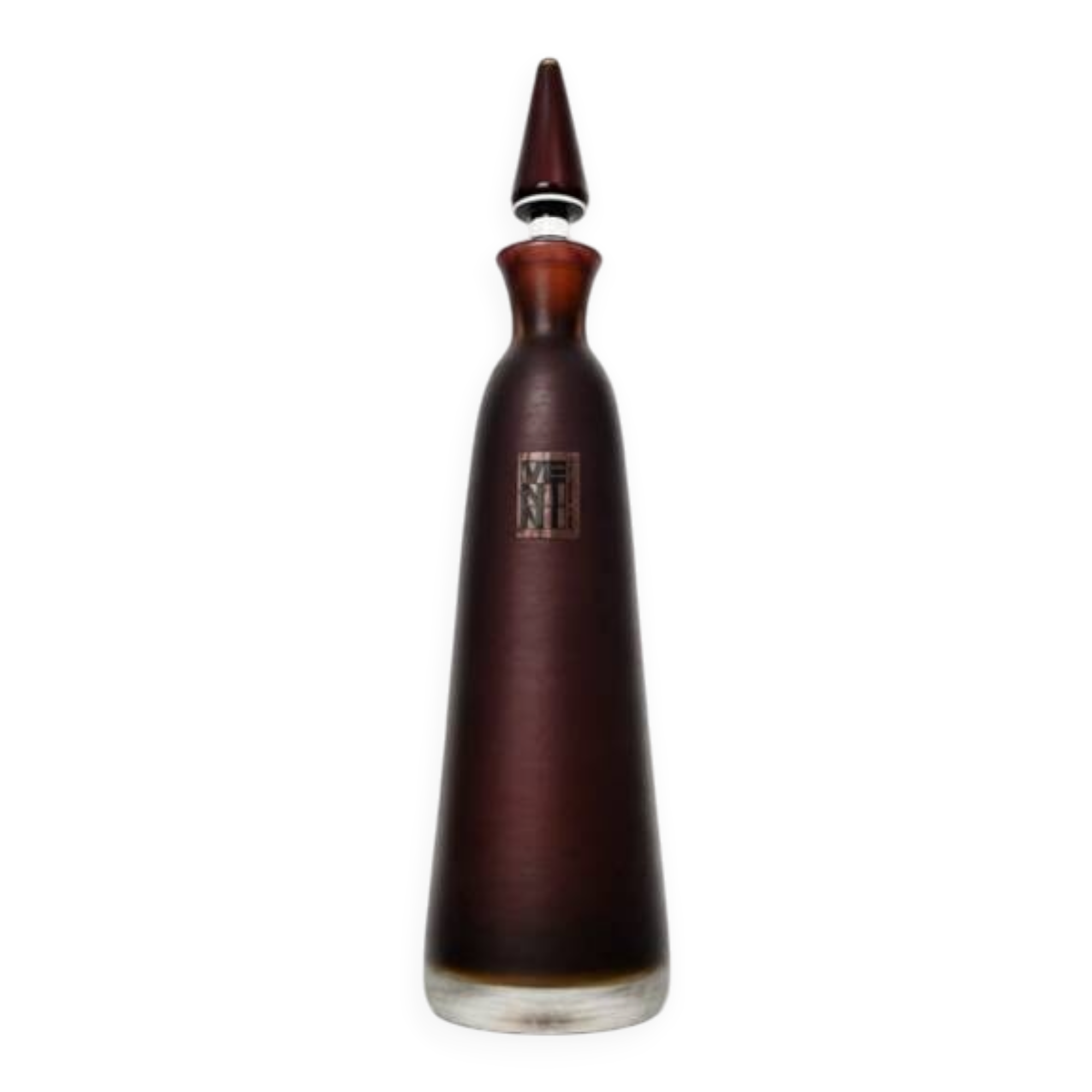 Bottiglia triangolare  venini serie incisi