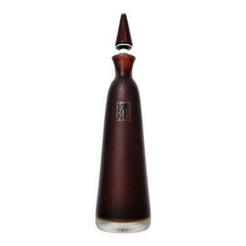 Bottiglia triangolare  venini serie incisi