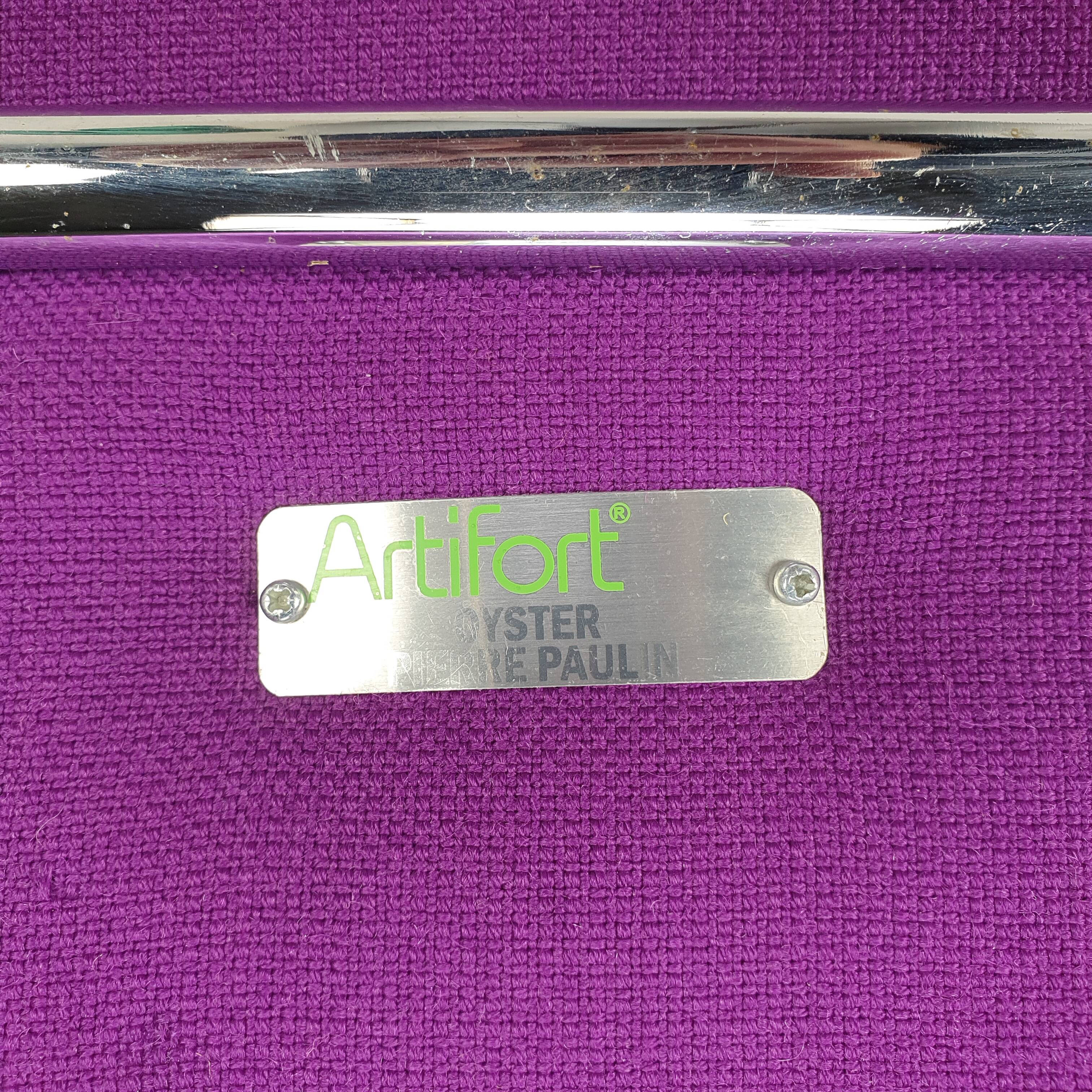 Oyster Chair and Ottoman by Pierre Paulin for Artifort, 1980s