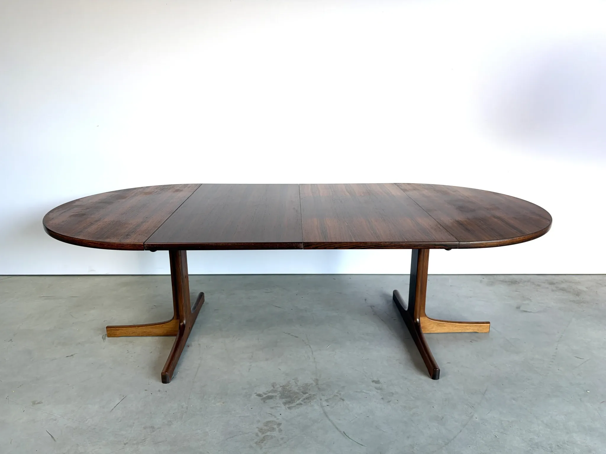 Midcentury Swedish extendable dining table in teak, 1960s