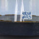 Antique round glass globe 48.5 x 17.5 cm