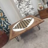 Coffee table, old games table, foldable