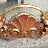 Gilded rococo mirror