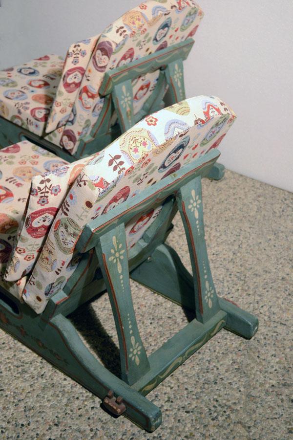Tyrolean chairs, 1950s, set of 2