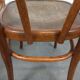 Paire de fauteuils bistrot en bois courbé