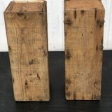 Old wood storage boxes