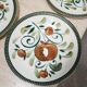 Série de 6 assiettes vintage éditées par Boch La Louvière