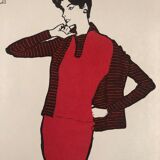 Fashion illustration 1957 by René Gruau