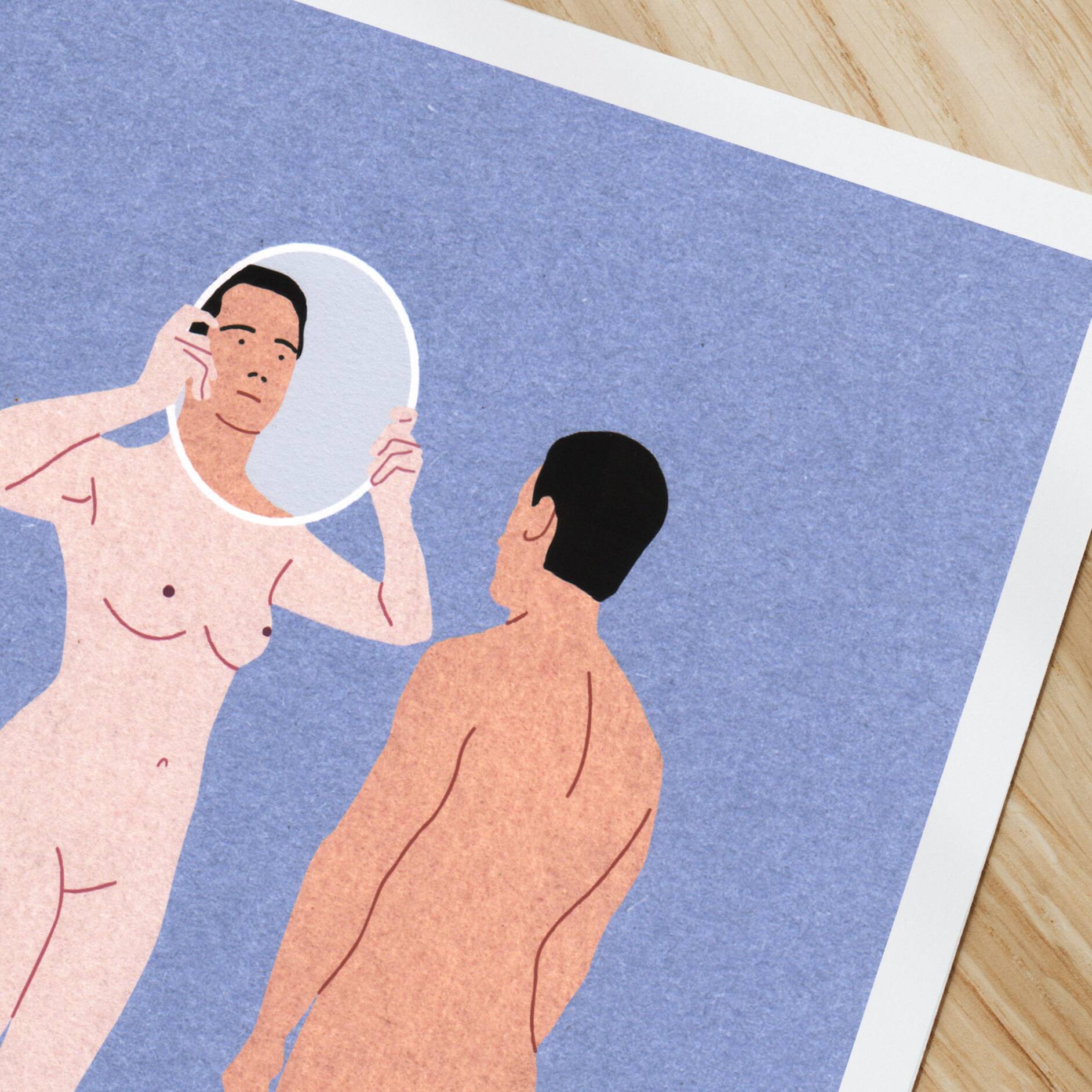 See me in you, art print 13x18 cm, numbered and signed