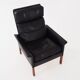 Fauteuil en palissandre, design scandinave, années 1960, designer : Hans Olsen, production : Danemark