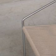 Paire de fauteuils en acier danois du milieu du siècle par Henning Flok