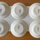 6 old earthenware soup plates from Saint-Amand (North)