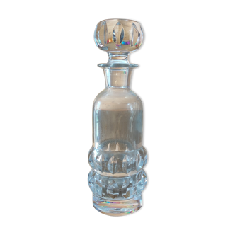 Large antique crystal decanter