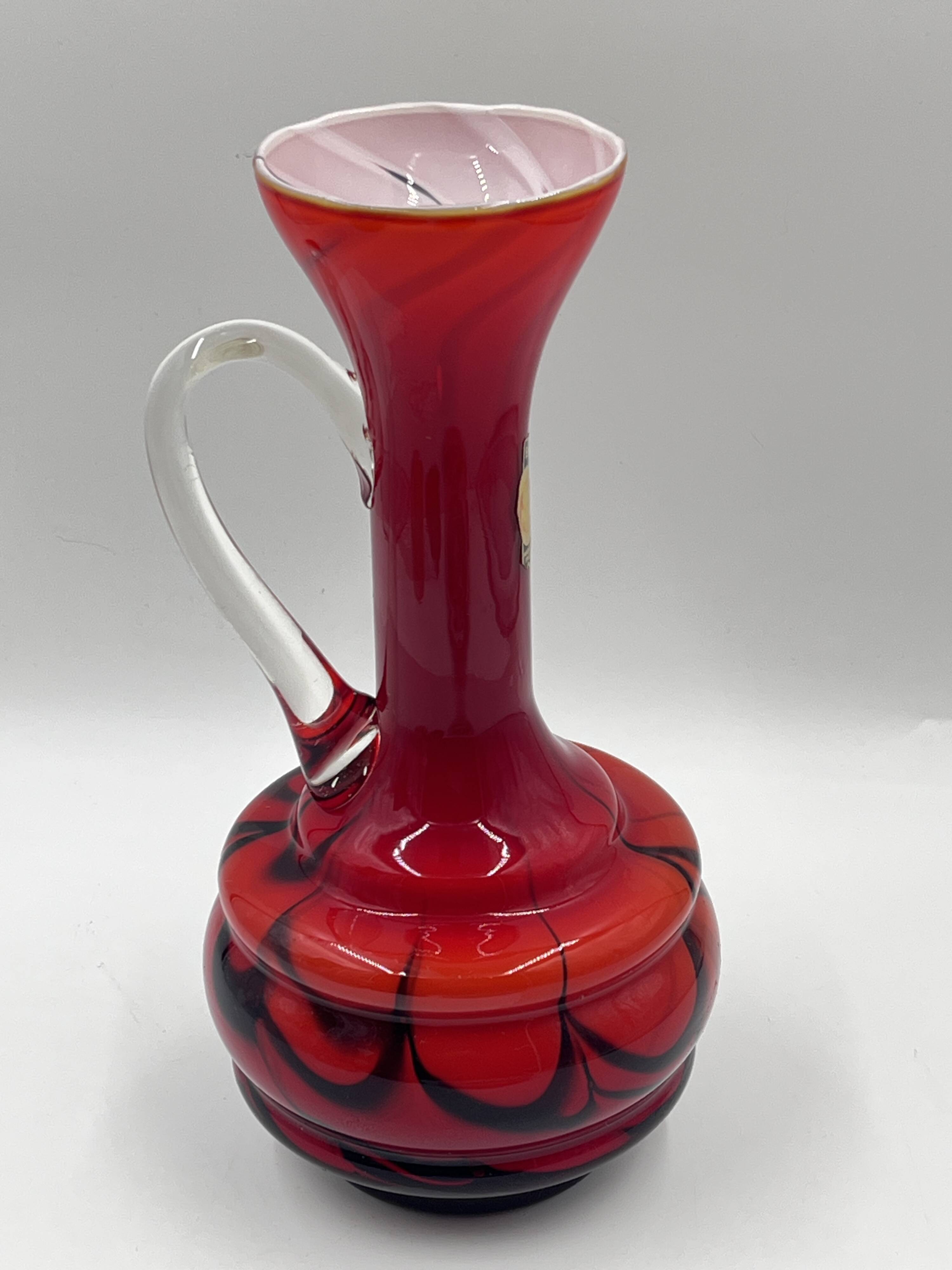 Opaline Florence BT jug vase