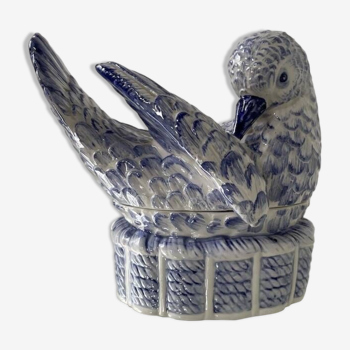 Céramique boite « oiseau » Italy