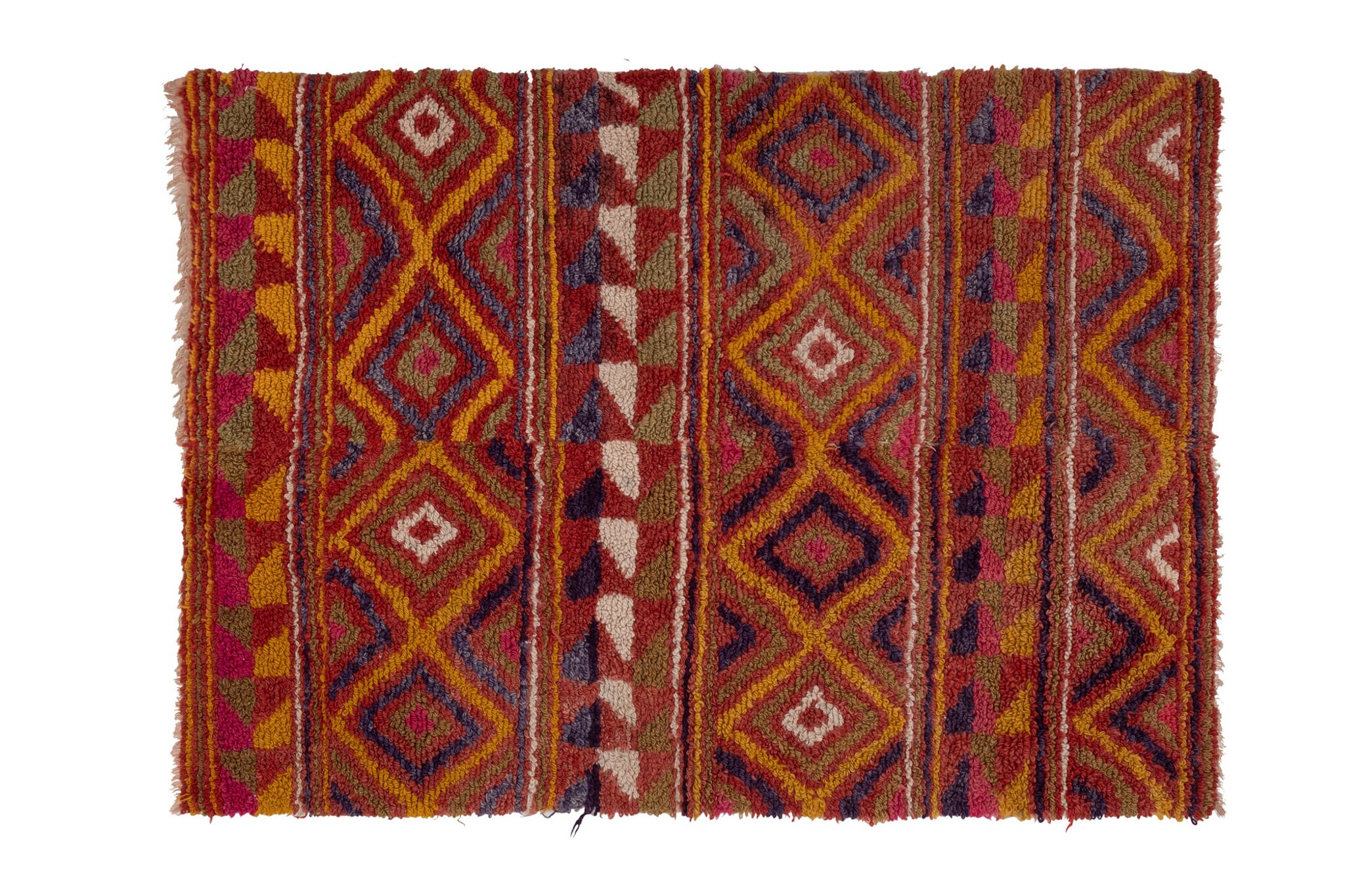 Vintage Soft Colors Tulu Rug, 1970s