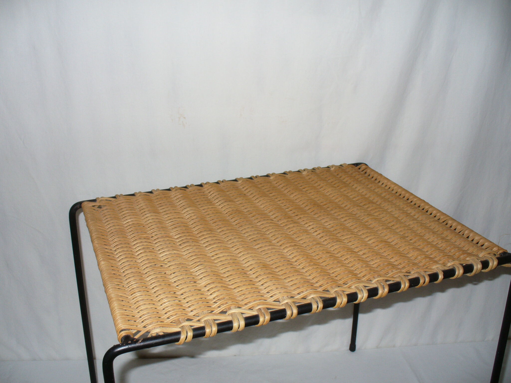 1950s iron coffee table