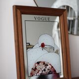 Screen printing mirror vogue 1970/80