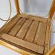 Vintage rattan sofa side table