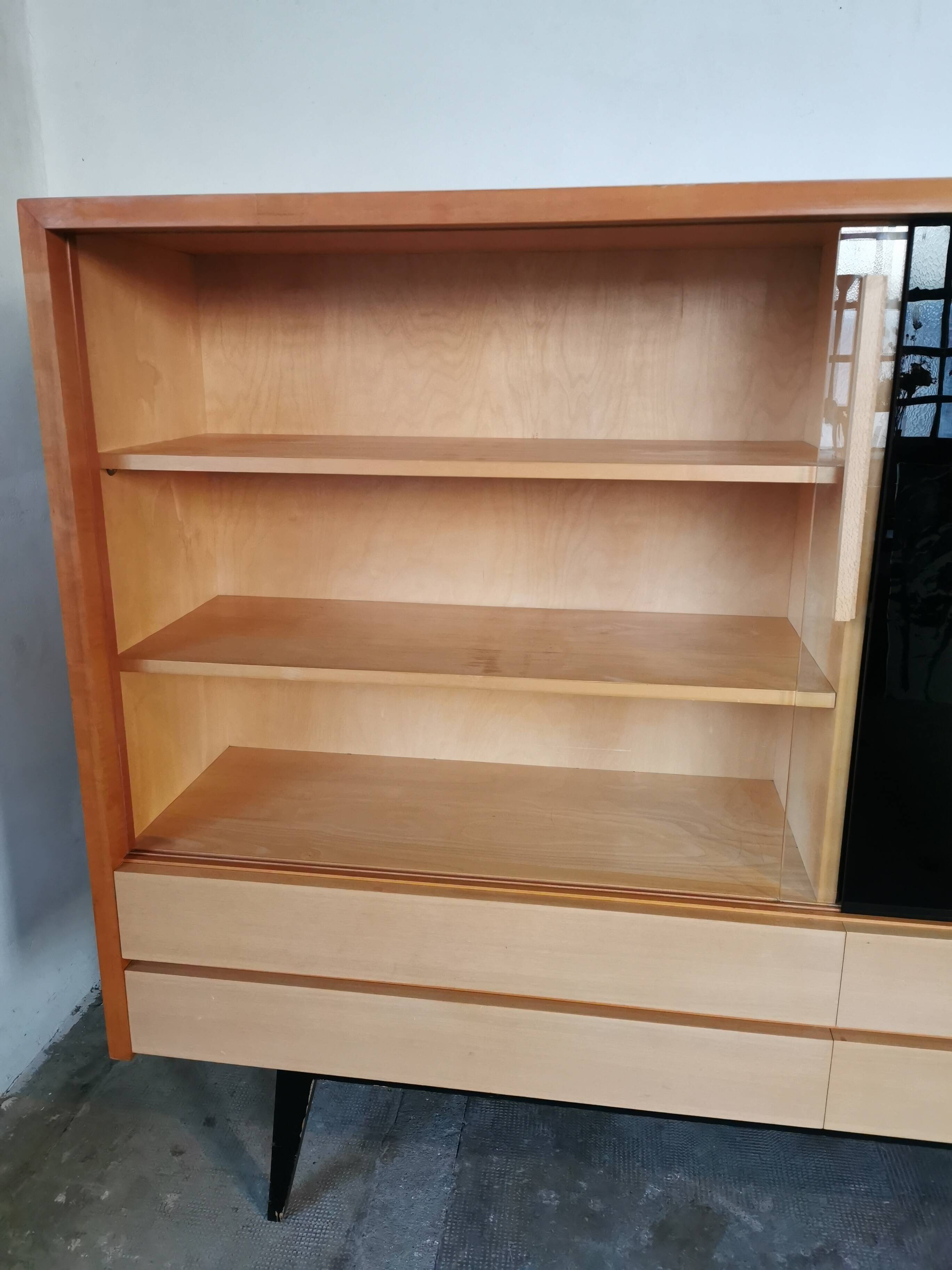 Library, display case from the 60s