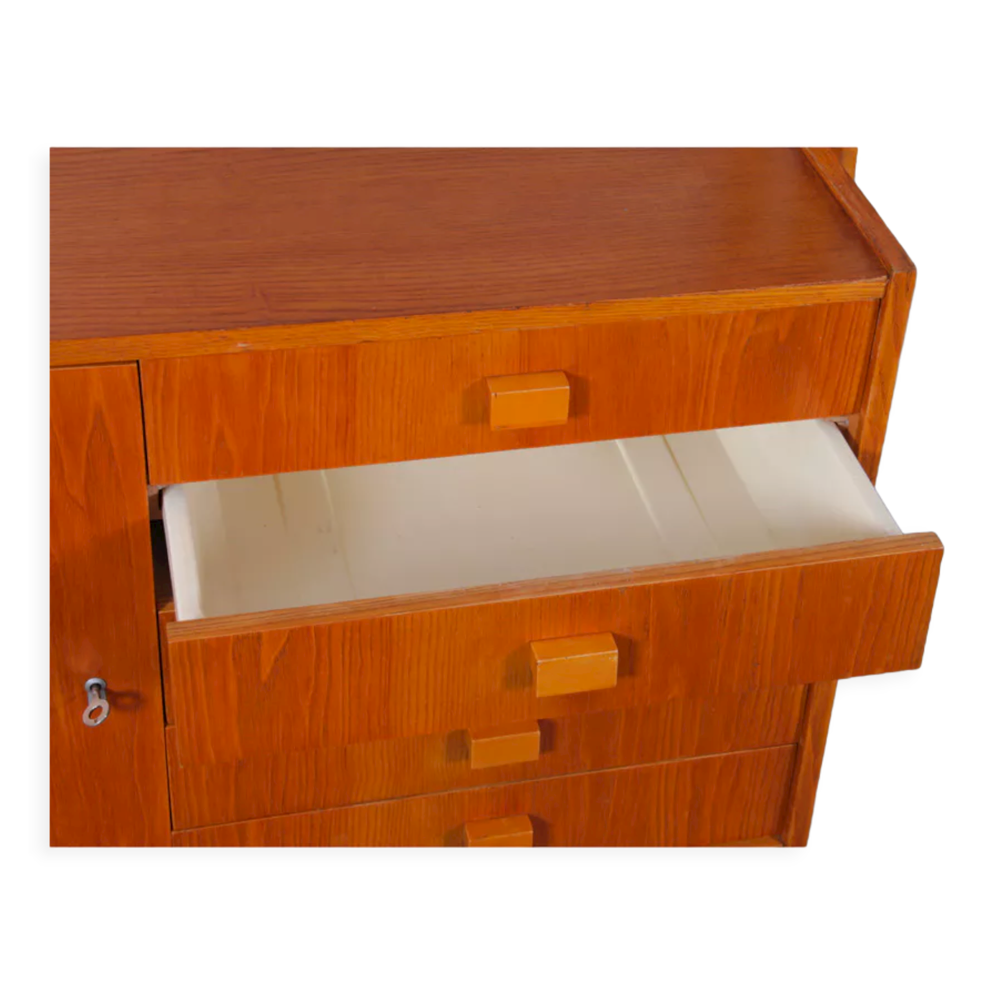 Vintage wall unit by Frantisek Jirak for Tatra Nabytok, 1960