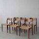 JL Møller dining chairs model 71, rosewood
