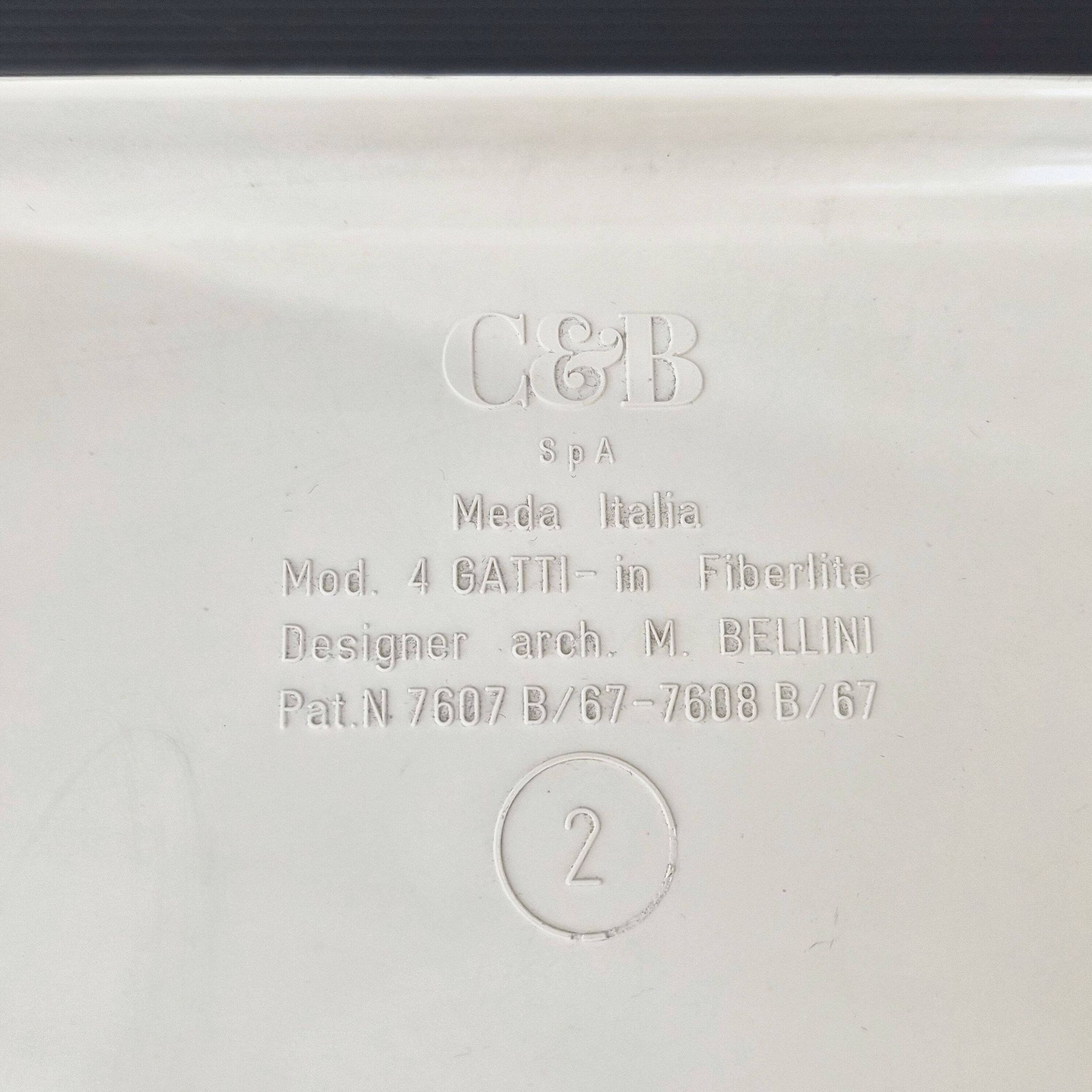 Table Quattro Gatti no. 2 by Mario Bellini C&B Italia vintage 1960