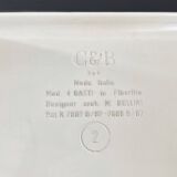 Table Quattro Gatti no. 2 by Mario Bellini C&B Italia vintage 1960