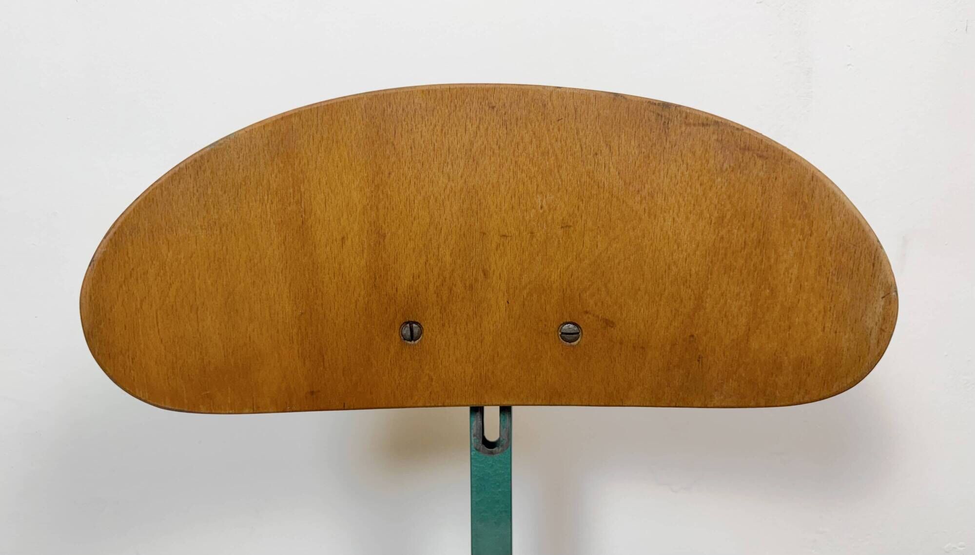 Dark Green Industrial Workshop Chair, 1950s