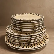 Service d'assiettes Pagnossin Treviso -Collection "Safari"