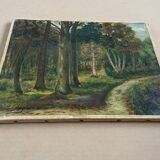 Set of 2 old paintings