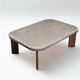 Brutalist slate coffee table