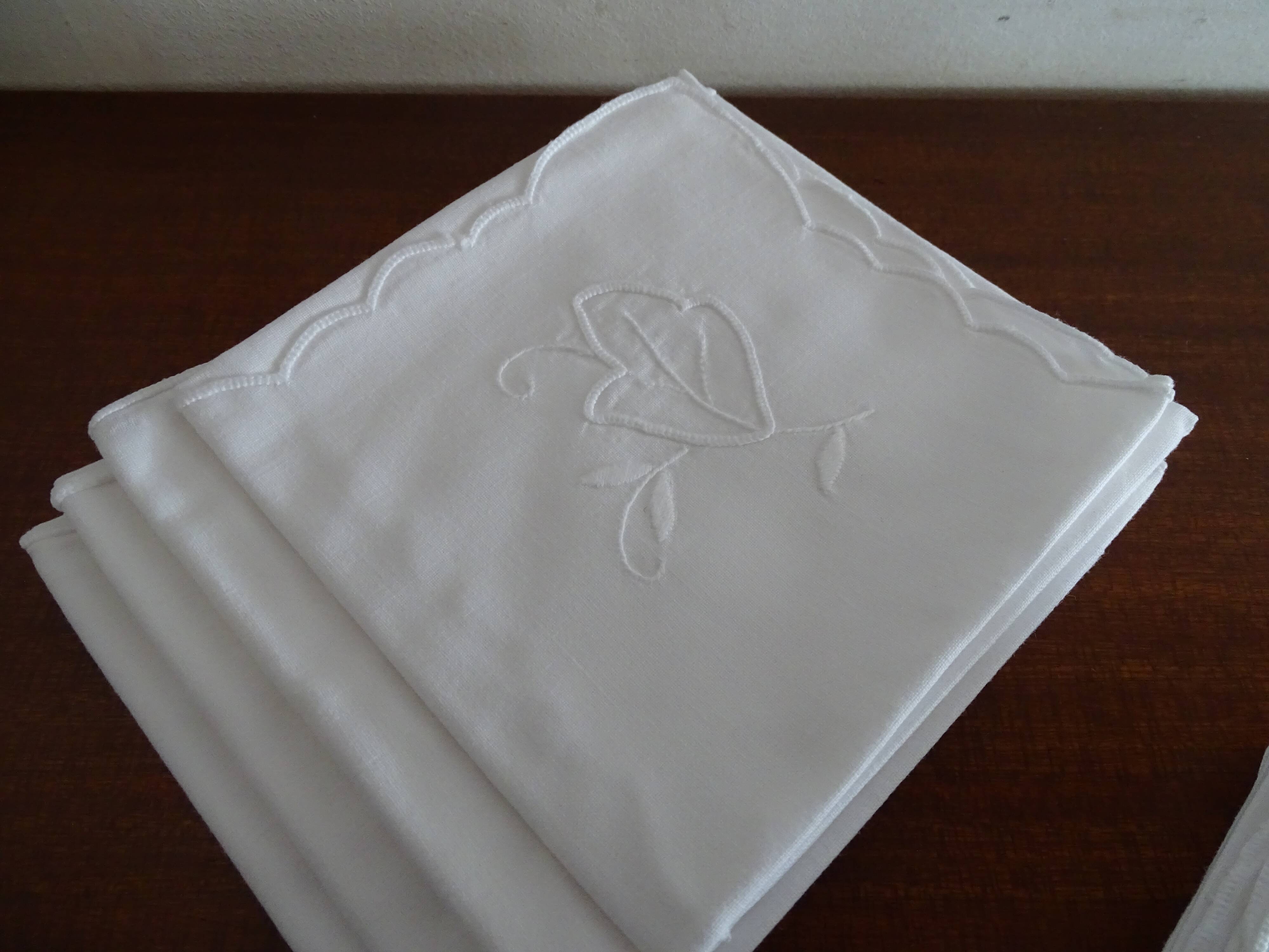 Tablecloth and 8 matching cotton towels - 200 x 160