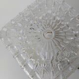 Minimalist glass wall ceiling light 1970/1980