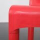 Red "Universale" chair by Joe Colombo / Kartell