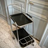 French Regency style metal serving trolley 1950