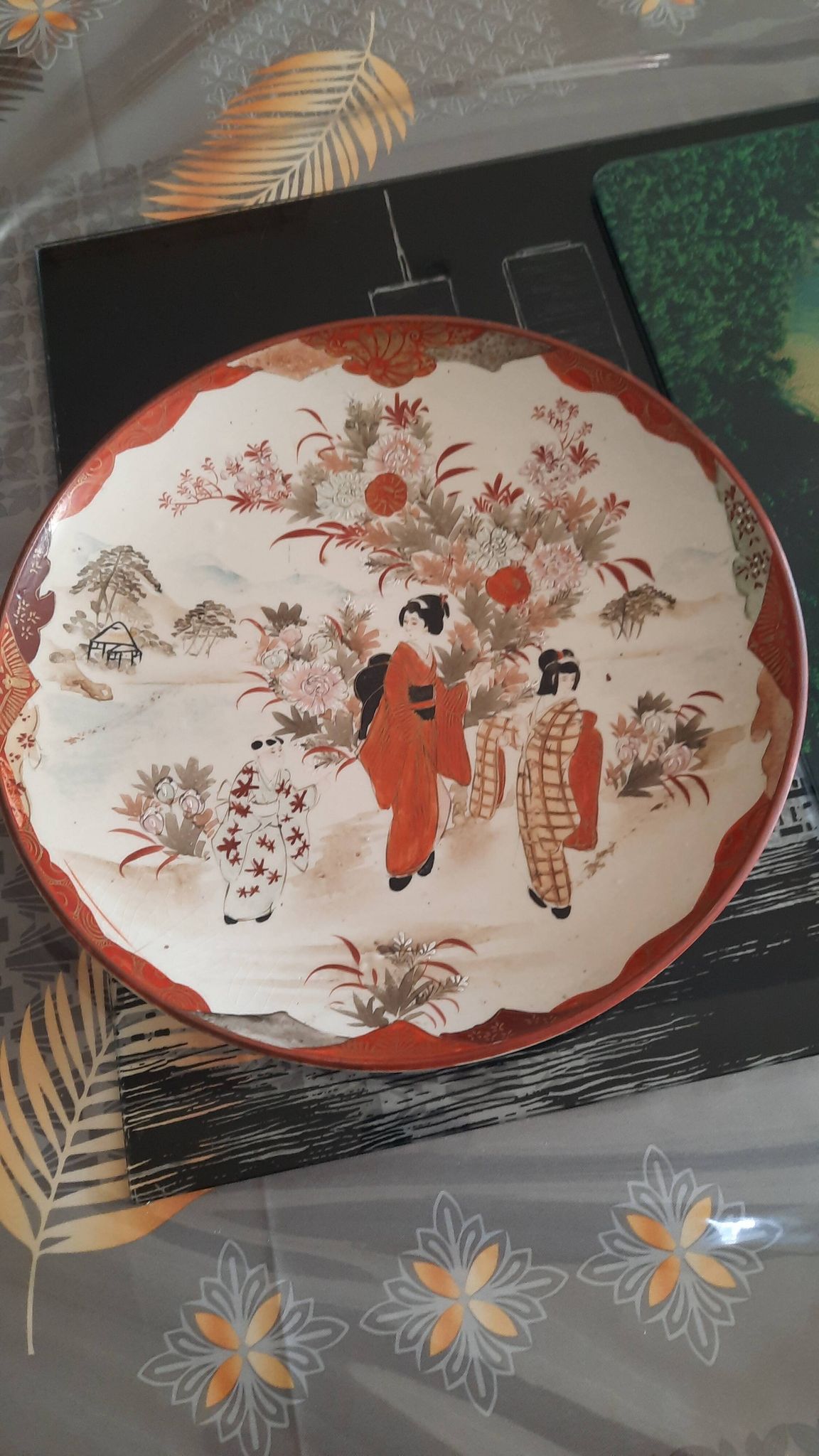Plat creux japonais en céramique