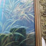 Tableau pastel ancien
