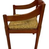 Vintage Carimate chair design by Vico Magistretti