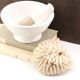Natural coral white beige, 70s