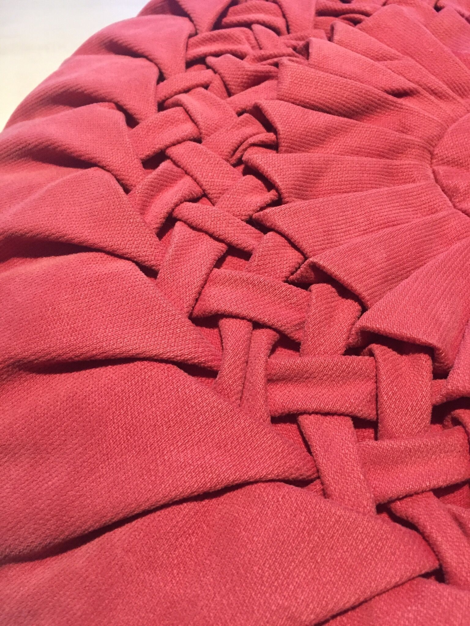 Coussin rond vintage 48cm
