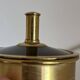 Vintage 1960 cigarette case, gold and black dispenser box - 13 x 7 cm