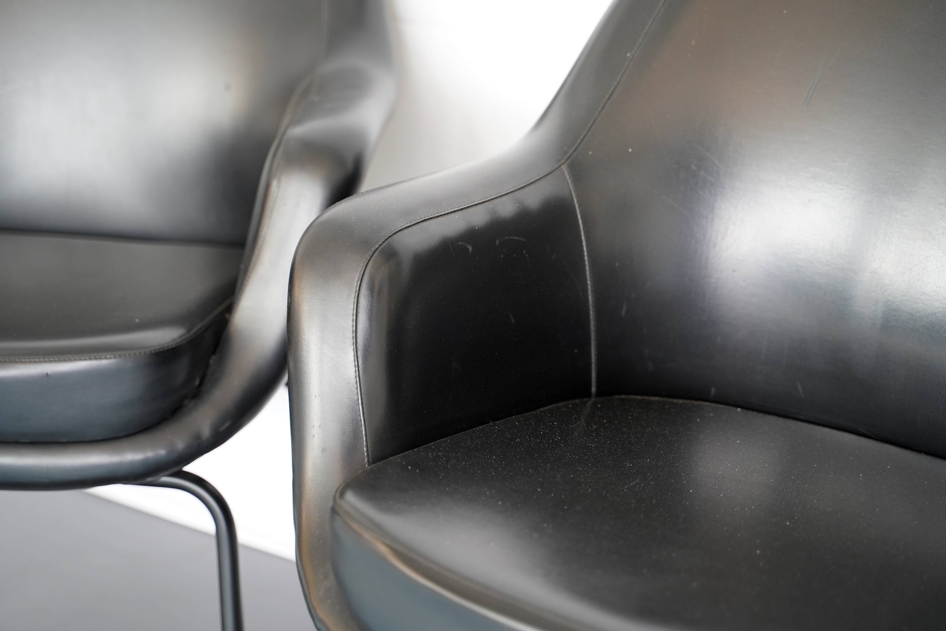 Pair of Olli Mannermaa Armchairs by Cassina, Italy, 1960s